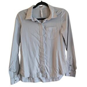 Kuhl Women's Gray  Pocket Button Up Shirt Size XS Tencel